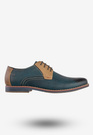 Półbuty Wizytowe Męskie Ekoskóra Buty Eleganckie Granatowe Goodin GD-LJ-930