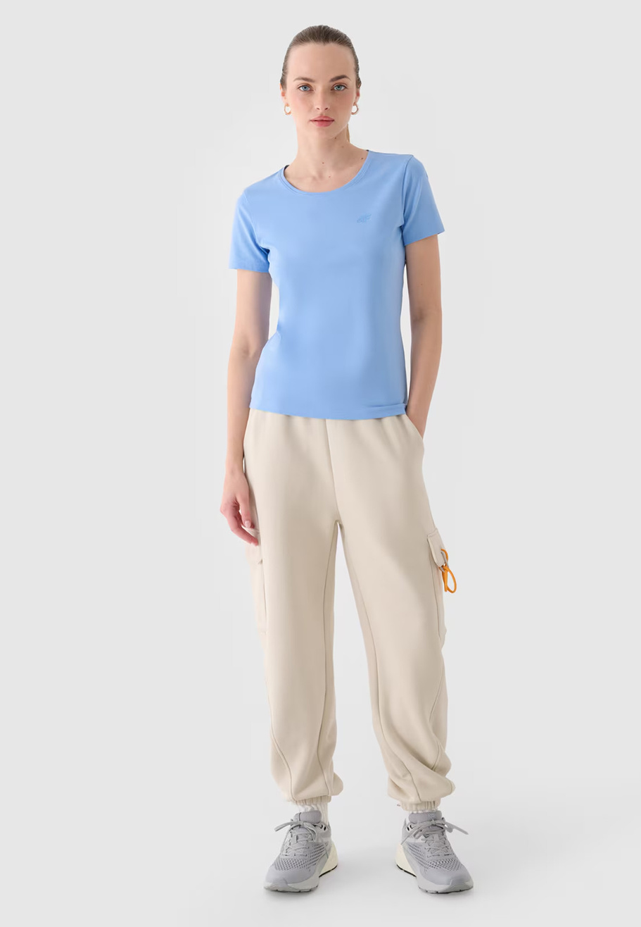 Koszulka Damska 4F T-shirt Basic Niebieski 4FWMM00TTSHF1845