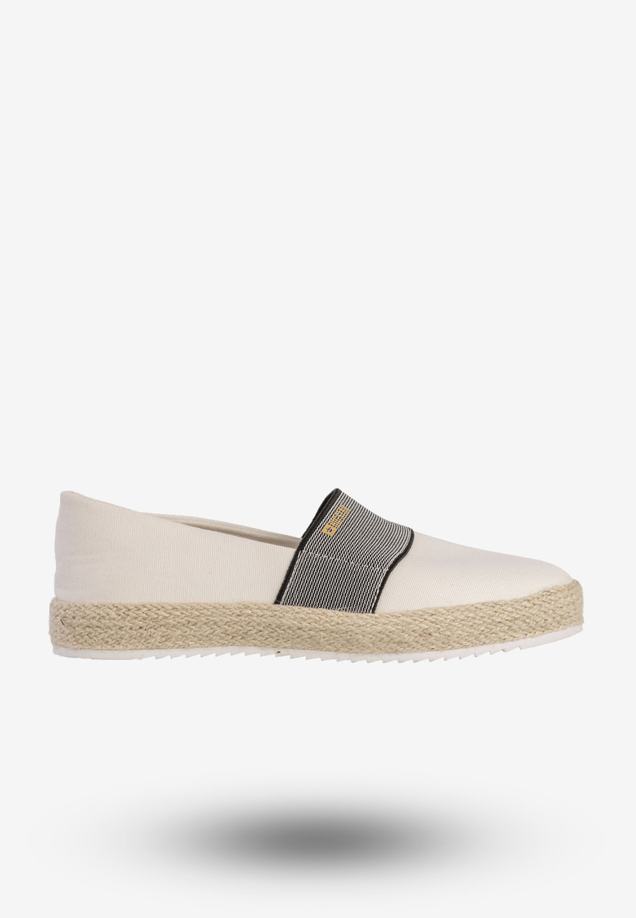 Espadryle Damskie BIG STAR Buty Wsuwane Białe HH274480