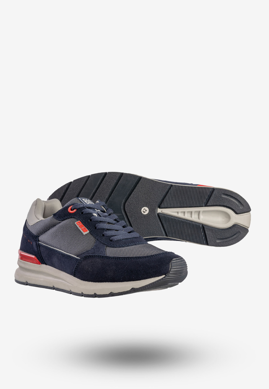 Sneakersy Męskie BIG STAR Buty Sportowe Półbuty Granatowe LL174122