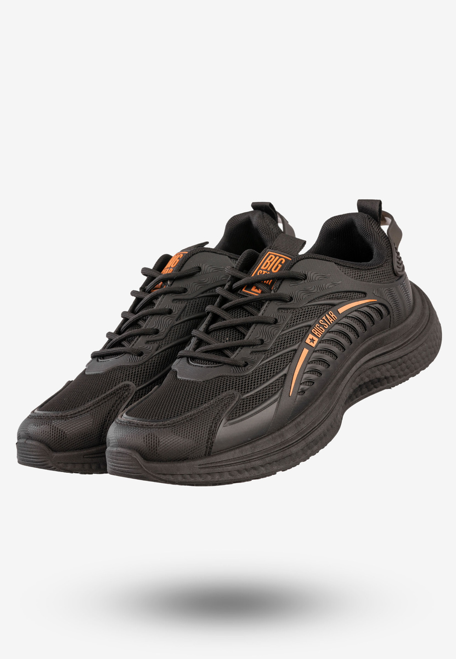 Sneakersy Męskie Buty Sportowe BIG STAR Czarne RR174559