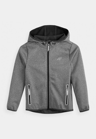 Kurtka Chłopięca 4F Szary Softshell HJL20-JSFM001A-25M