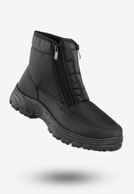 Śniegowce Męskie Buty Na Zimę Ocieplane McBraun Czarne MCBR-71686