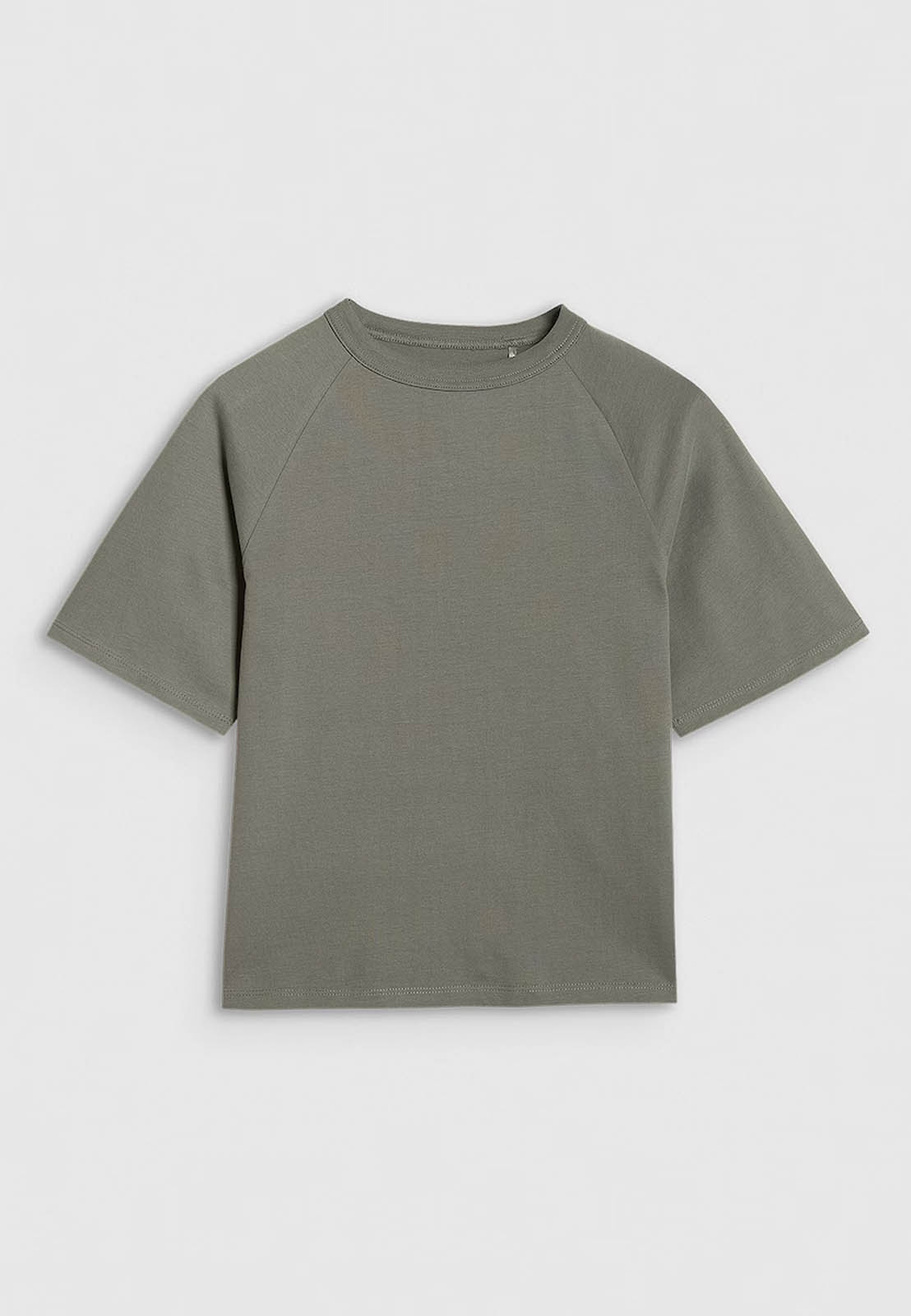 Koszulka T-Shirt Sportowa Chłopięca 4F Bawełniana Oversize Szara 4FJWAW25TTSHM2411