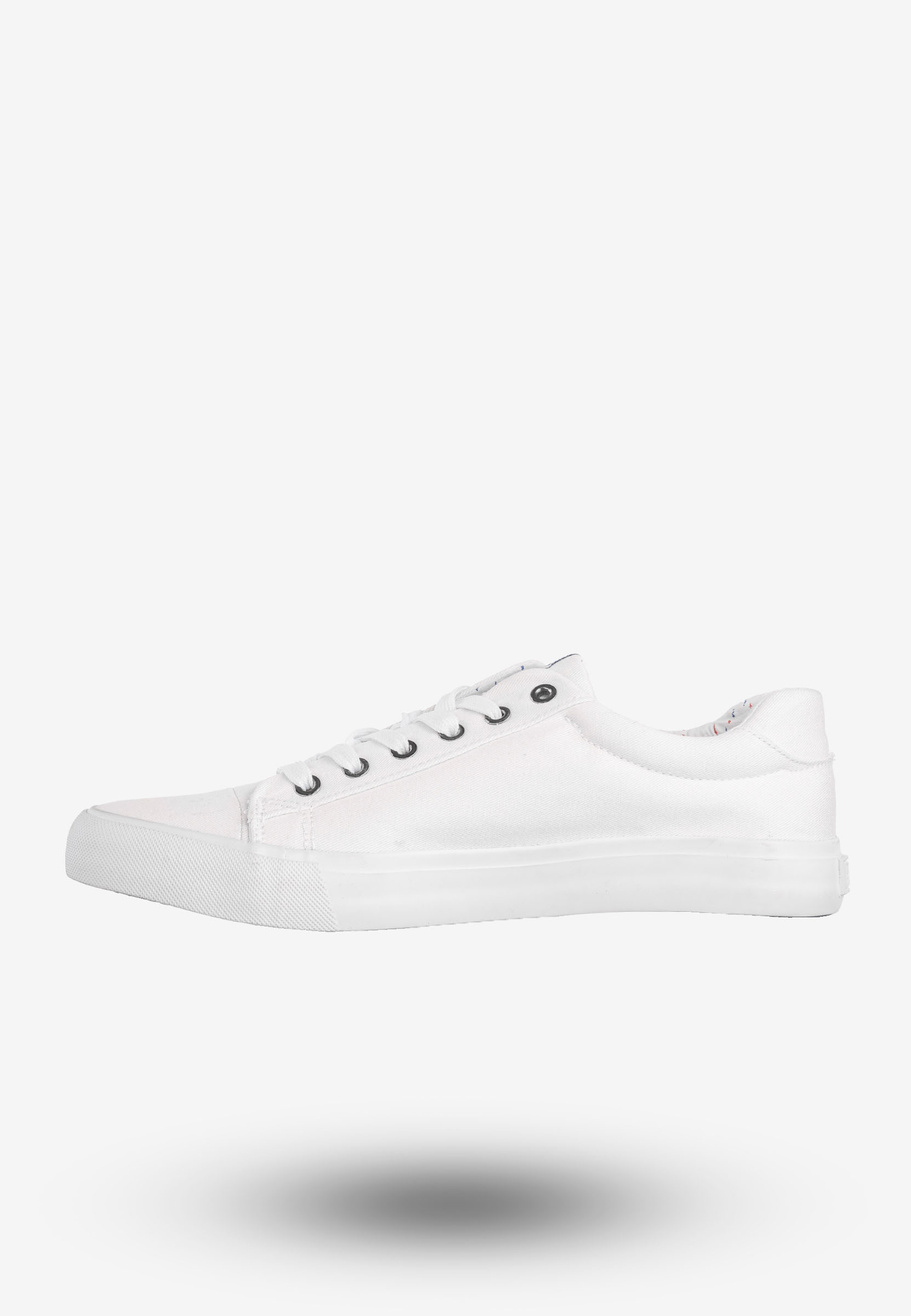 Tenisówki Męskie BIG STAR Buty Sportowe Trampki Klasyczne Białe AA174097A