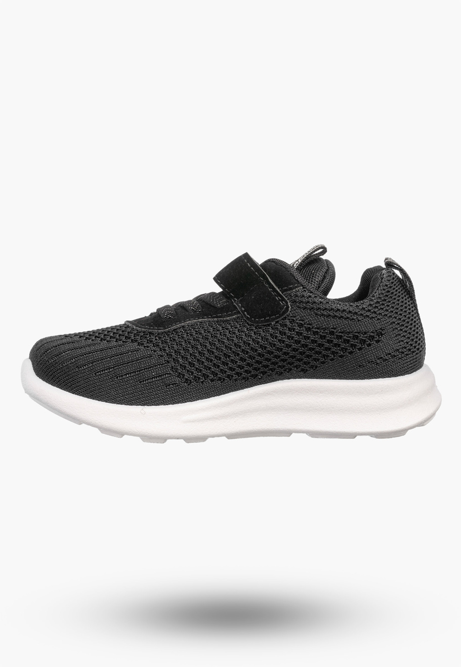 Buty Sportowe Dziecięce APAWWA Na Rzepy Sneakersy Lekkie Czarne