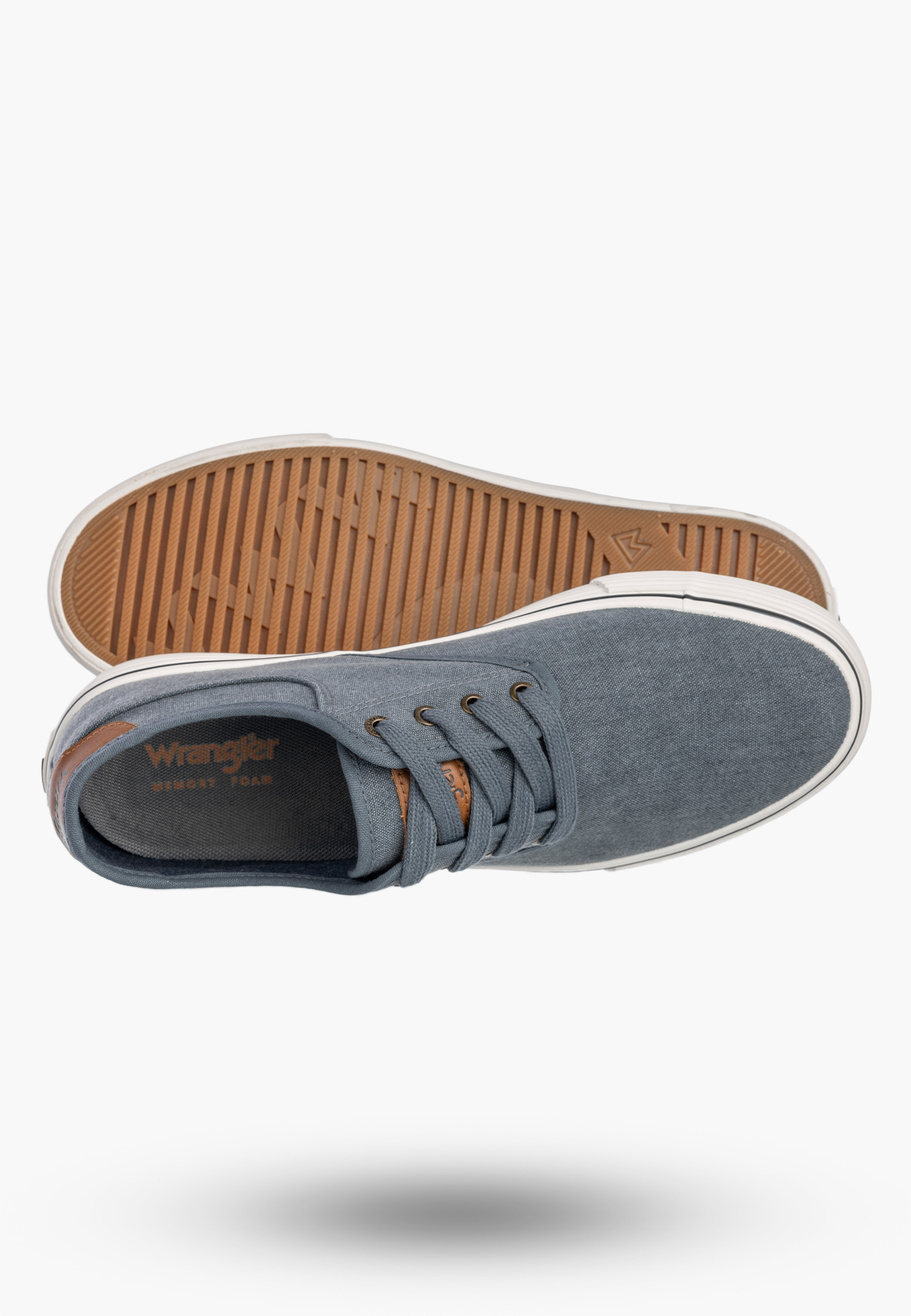 Tenisówki Męskie Wrangler Buty Sportowe Niskie Sneakersy Denim CALYPSO DERBY C MEN LOW