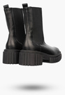 Sztyblety Damskie ULMANI SHOES Skórzane Buty Casual Czarne PROUKT POLSKI