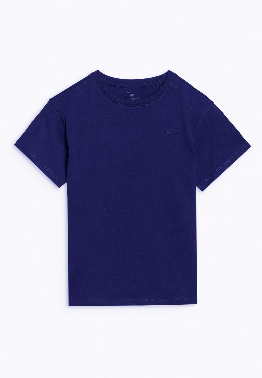 Koszulka Dziewczęca 4F T-shirt Granatowa 4FJWMM00TTSHF2332