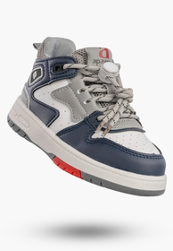 Sneakersy Dziecięce Ekoskóra Buty Sportowe Za Kostkę Granatowe APAWWA TC302
