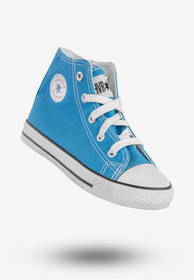 Trampki Dziecięce Wysokie Na Zamek Buty Sportowe Niebieskie HVR DL8171-2-10