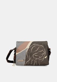 Torebka Damska ANEKKE Listonoszka Crossbody Brązowa Heartbeat 39783-469