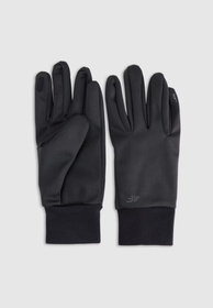 Rękawiczki Uniseks 4F Softshell Touch Screen Czarne 4FWMM00AFGLU183