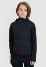 Bluza Dziecięca 4F Trekkingowa Sportowa Nierozpinana Z Kapturem Czarna 4FJWSS25TFSWU535
