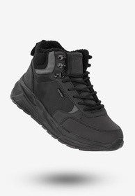 Buty Męskie Trekkingowe Ocieplane Na Zimę Czarne Cross Jeans KK1R4031C