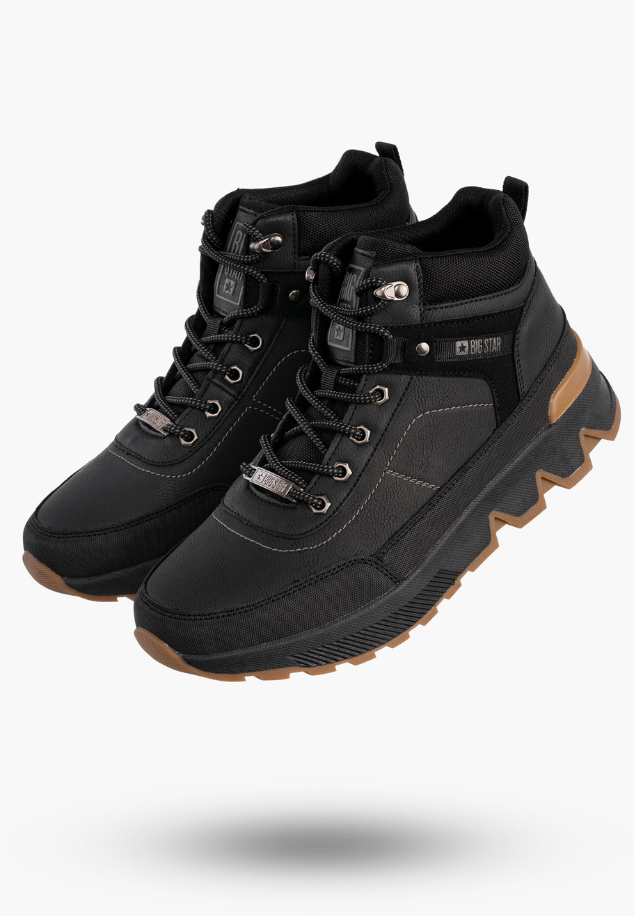 Buty Męskie BIG STAR Wysokie Zimowe Sportowe Trapery SS174253
