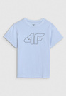 Koszulka Chłopięca 4F T-shirt Z Nadrukiem Niebieski 4FJWSS25TTSHM2325