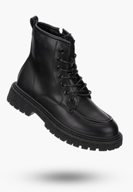Buty Damskie BIG STAR Botki Ocieplane Czarne OO274A124