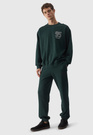 Bluza Męska 4F Sportowa Zielona nierozpinana 4FRAW23TSWSM1322