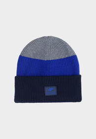 Czapka Dziecięca 4F Zimowa Beanie Niebieska 4FJWAW24ACAPM426