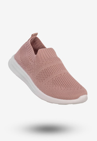 Sneakersy Dziecięce Wsuwane Buty Sportowe Półbuty Różowe Apawwa Z516