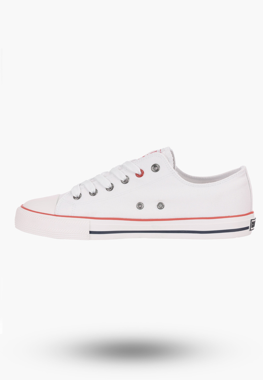 Trampki Big Star Białe Buty Męskie NN174301