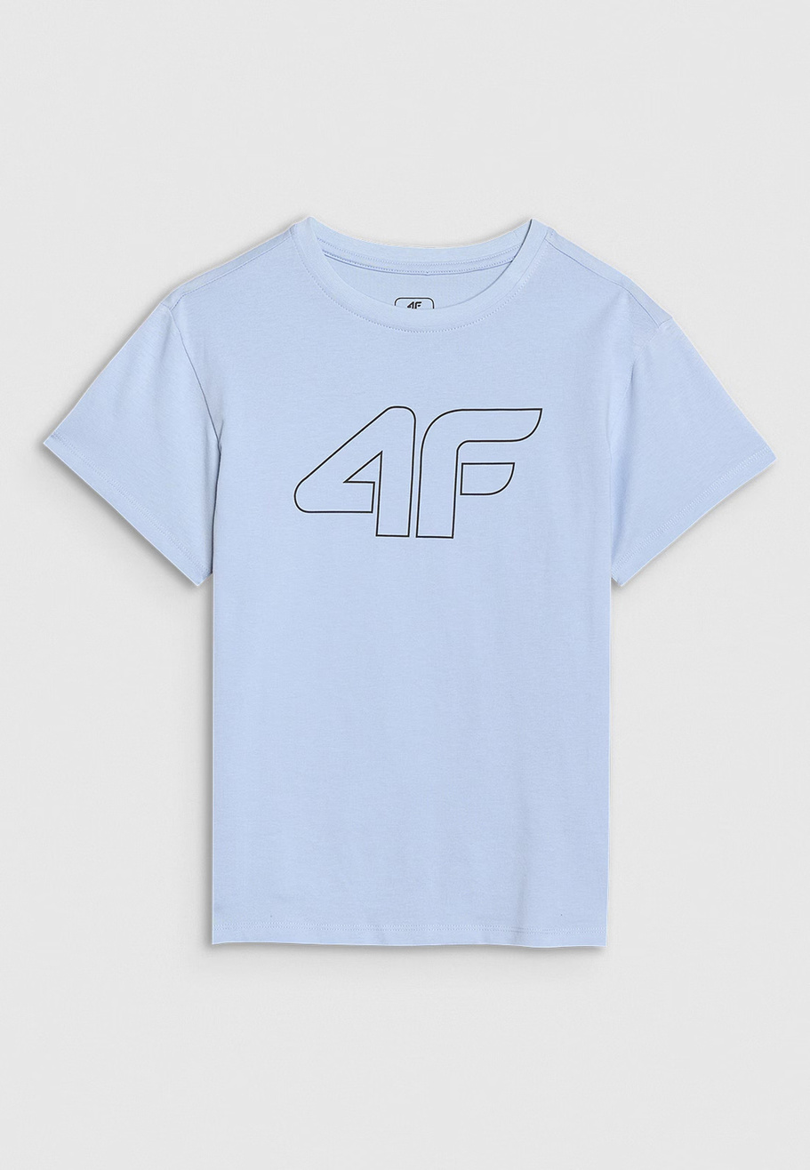 Koszulka Chłopięca 4F T-shirt Z Nadrukiem Niebieski 4FJWSS25TTSHM2325