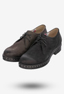 Półbuty Damskie Buty Skórzane Eleganckie Czarne Rammit 1225/17