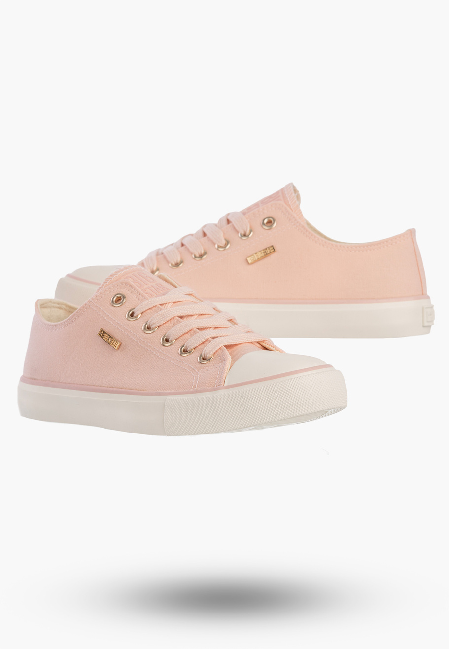 Trampki Damskie BIG STAR Buty Klasyczne Sportowe Różowe TT274776