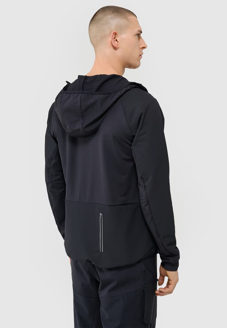 Bluza Męska Rowerowa 4F Szybkoschnąca Sportowa Czarna 4FWSS25TFSWM483