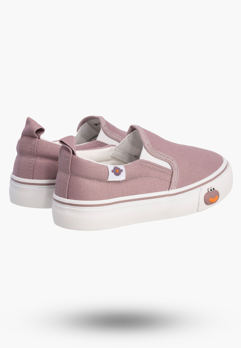 Tenisówki Dziecięce Trampki Różowe Wsuwane Buty Dziewczęce R1435P