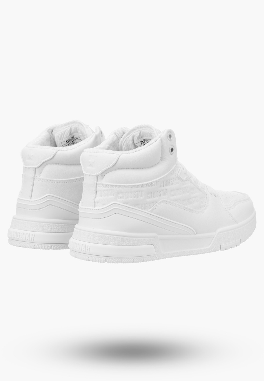 Buty Damskie Big Star Białe Sneakersy Sportowe OO274A535
