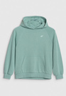 Bluza Dziewczęca 4F Miętowa z Kapturem Oversize 4FJWSS25TSWSF1478