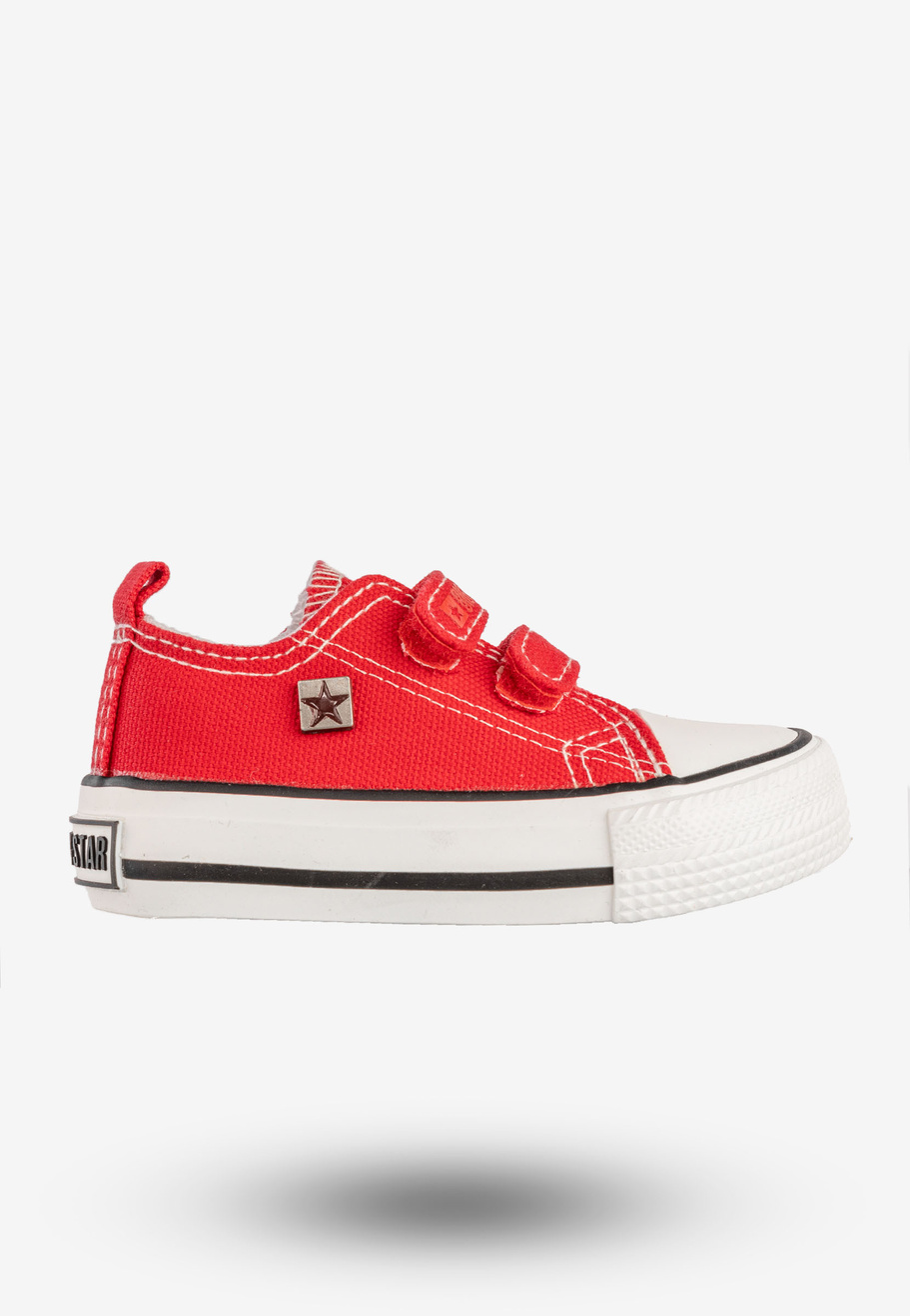 Trampki Dziecięce Buty Na Rzepy BIG STAR Czerwone HH374202