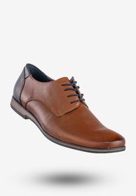 Półbuty Wizytowe Męskie Skórzane Buty Eleganckie Brązowe Rosetti 466/9,18/F3