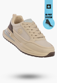 Sneakersy Męskie BIG STAR Buty Sportowe Ekoskóra Beżowe TT174316