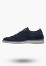 Półbuty Męskie Buty Eleganckie Sneakersy Skóra Naturalna Granatowe IGI&CO 1104011