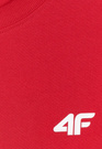 Koszulka Męska 4F T-shirt Z Logo Regular Czerwony 4FWMM00TTSHM3341
