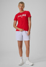 Koszulka Damska 4F Polska Czerwona T-Shirt Sportowy Kibica Bawełniany 4FRSS26TTSHF4207
