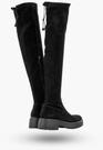 Kozaki Damskie Eleganckie Wysokie Ocieplane Buty Zimowe Czarne Lovsoka 210/4