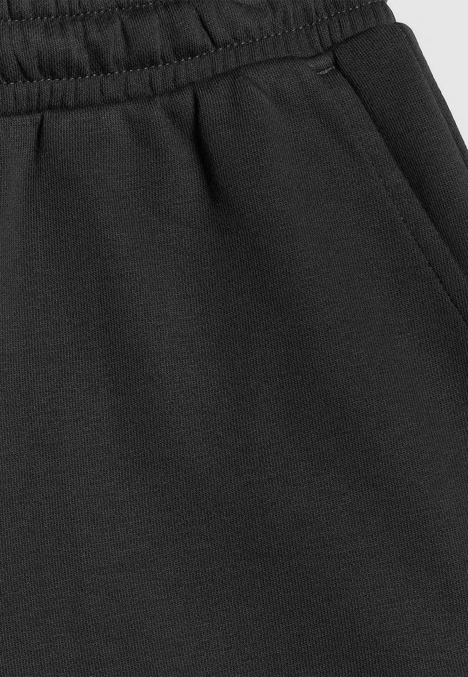Spodenki Dziewczęce 4F Sportowe Dresowe Szorty Oversize Czarne 4FJWMM00TSHOF630