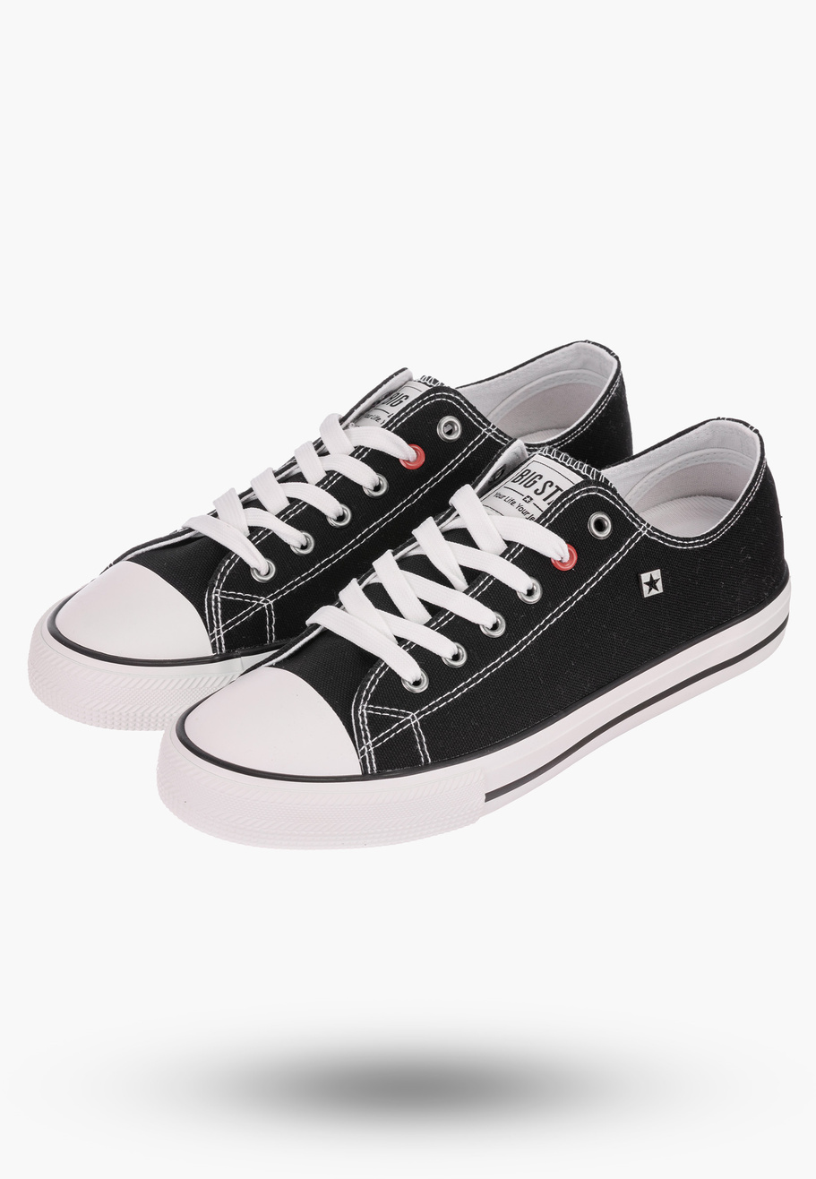 Trampki Big Star Czarne Buty Męskie NN174300