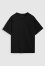 T-Shirt Uniseks 4F Oversize Koszulka z krótkim rękawem Czarna 4FWSS25TTSHU1972