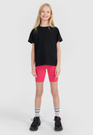 Koszulka Dziewczęca 4F T-shirt Czarny 4FJWMM00TTSHF2332