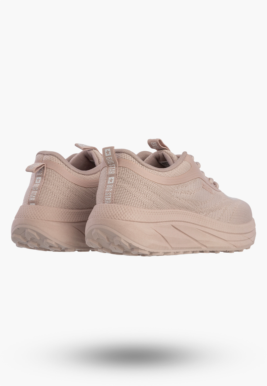 Sneakersy Damskie BIG STAR Buty Sportowe Na Platformie Różowe TT274343