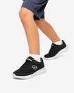 Sneakersy Dziecięce Lotto Buty Sportowe Na Rzepy CONNECT Czarne