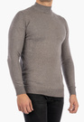 Półgolf Męski Slim Fit Szary