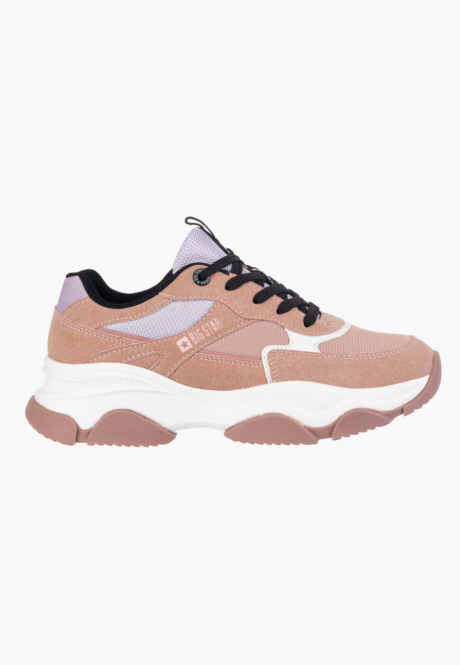 Sneakersy Damskie Big Star różowe JJ274577