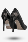 Szpilki Damskie Buty Skórzane Eleganckie Czarne Darex C-653/4