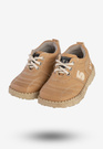 Półbuty Dziecięce Ekoskóra Buty Sznurowane Camel Haker FQ104-1